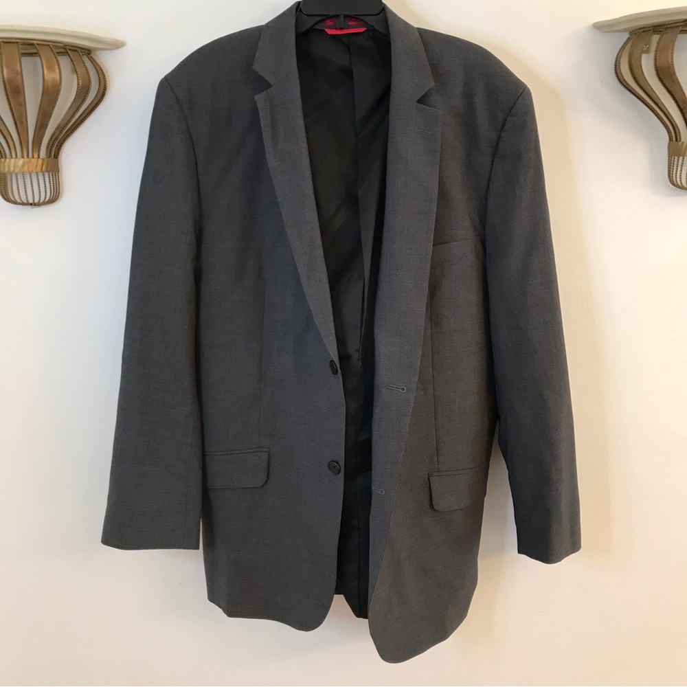 Alfani Gray Suit Blazer, Size XL or 42R, Wool blend, Men's